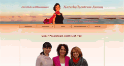 Desktop Screenshot of naturheilzentrum-aurum.de